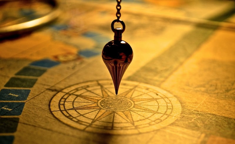 Ancient Map and Compass